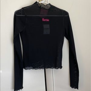 Mesh Long Sleeve Top